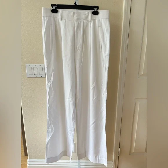 NWOT - The Way High Cotton Pants in White - Size 10R - Picture 5 of 8